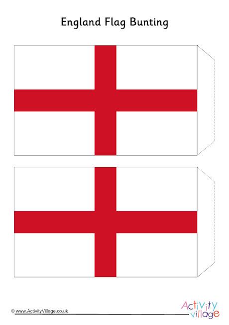 England Flag Bunting - Small