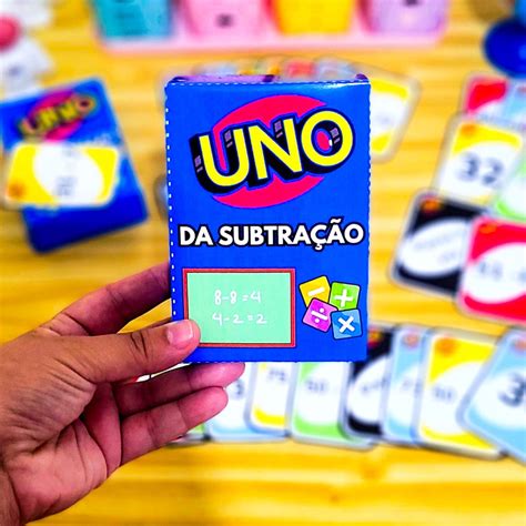 Uno da Subtração Aula Turbinada Loja de Recursos Pedagógicos Criativos