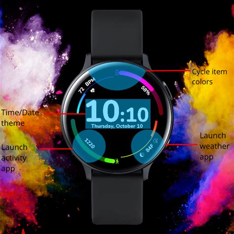 [WatchFace] Dark and Colorful - Show Your Style! - FACER Community