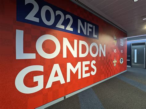 NFL | 2022 London Games | Signage on Behance