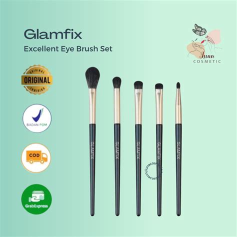 Jual GLAMFIX Exclusive Eye Brush Set 5 Pcs Shopee Indonesia