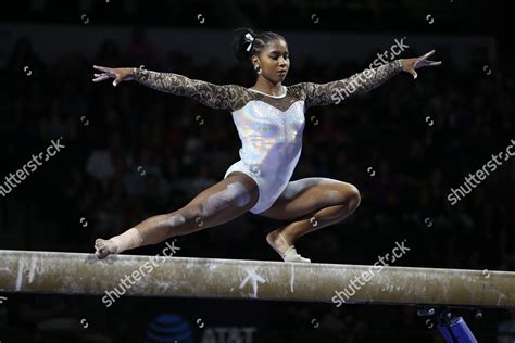 Gymnast Jordan Chiles Competes Senior Competition Editorial Stock Photo ...