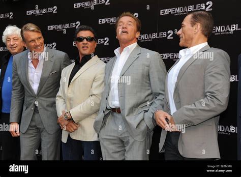 Dolph Lundgren Sylvester Stallone Arnold Schwarzenegger Jean Claude