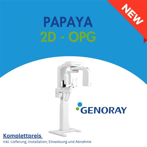 GENORAY Röntgengerät PAPAYA 2D OPG blaudental