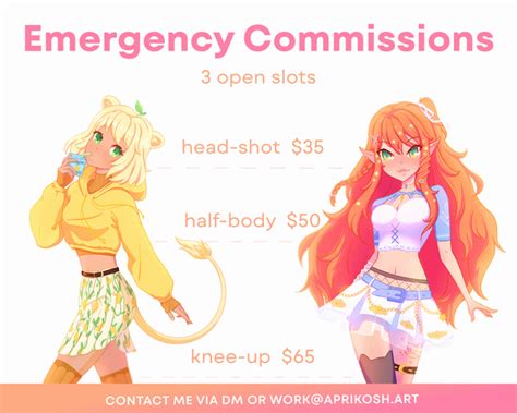 [for Hire] Heyo I M Opening 3 Slots For Shiny Character Illustrations R Starvingartists