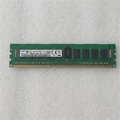 M391B5173QH0-YK0 4GB PC3L-12800E DDR3-1600 ECC SERVER RAM MEMORY ...