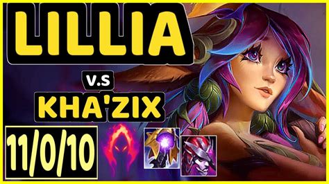 Markoon Lillia Vs Khazix 11010 Kda Jungle Challenger Gameplay