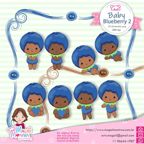 Baby Blueberry Kit Digital Magali Moniwa