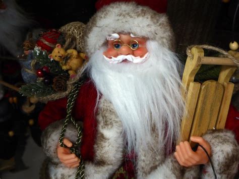 Santa Claus With Sled Free Stock Photo - Public Domain Pictures