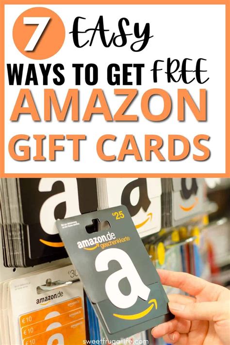 How To Earn Free Amazon Gift Cards Sweet Frugal Life