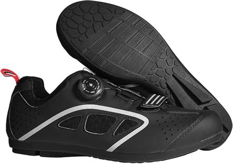 Road Bike Non Locking Cycling Shoes With Rotating Shoe Buckle