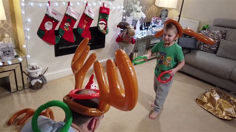 Reindeer Antler Ring Toss Game With Rings Youtube