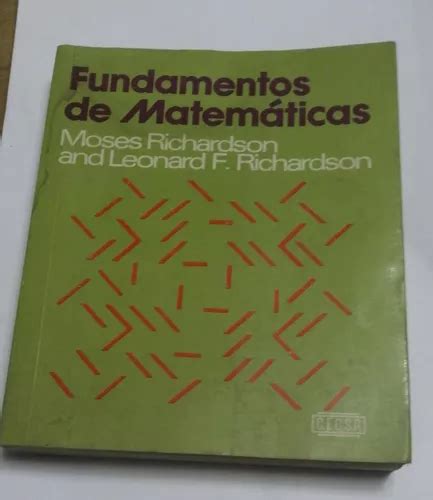 Fundamentos De Matematicas Richardson Meses Sin Intereses