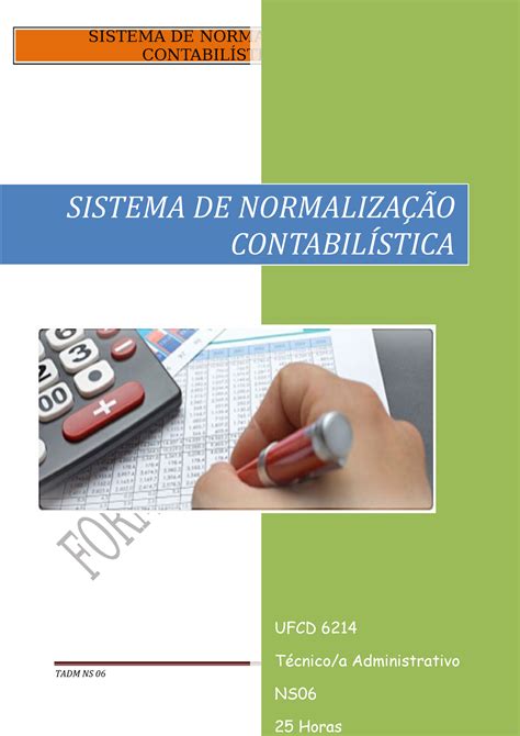 UFCD 6214 Manual introdução codigo contas Introdução à Contabilidade