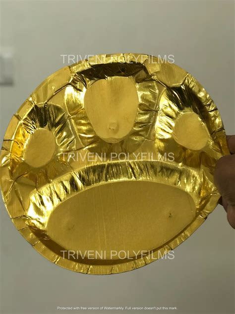 Golden Paper Plate Raw Material Packaging Type Roll 35 At Rs 60 Kg