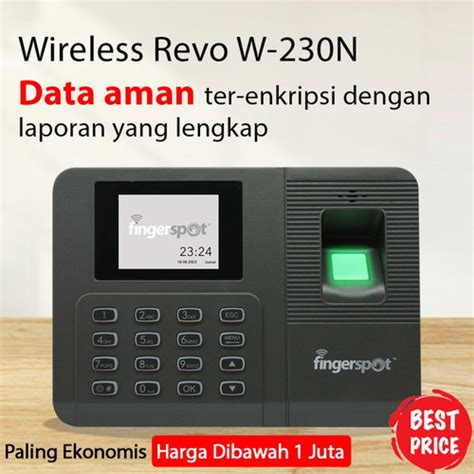 Jual Mesin Absensi Sidik Jari Fingerprint Fingerspot Revo W 230N WiFi