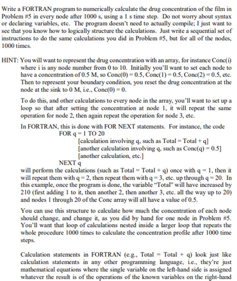 Write A Fortran Program To Numerically Calculate The Chegg