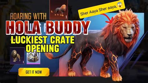 Bgmi New Hola Buddy Crate Opening Bgmi Sher Holabuddy