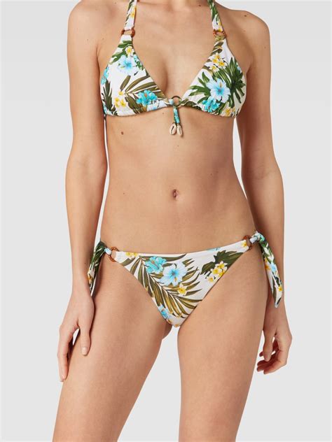 Banana Moon Bikini Slip Mit Allover Print Modell Sima Maupiti Offwhite Online Kaufen