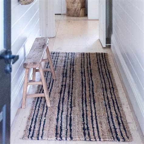 Zebra Home Smith Stripe Jute Runner 80 X 300cm Island Collective