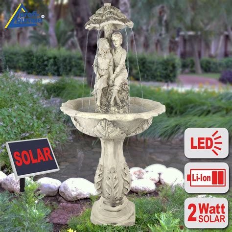 Amur Fontana Da Giardino Fontana Solare Da Giardino Fontana A Led Con