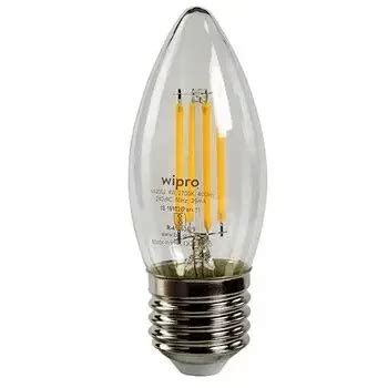 Wipro Garnet Filament Candle Led White K E W Wipro Model N