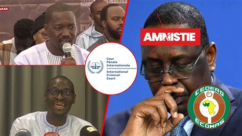 Loi D Amnistie Mauvaise Nouvelle Pour Macky Sall On A Saisi La CPI Et