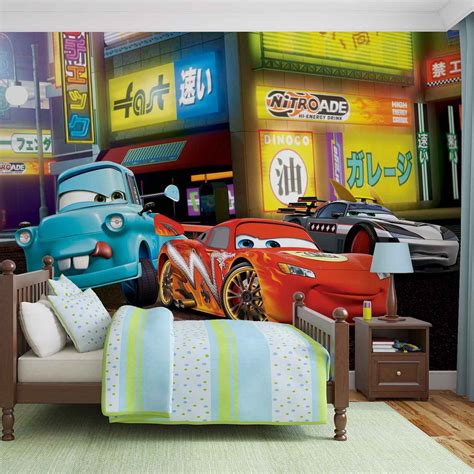 Disney Cars Lightning McQueen Wall Paper Mural | Buy at EuroPosters