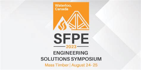 Sfpe Announces Program For Upcoming Symposium On Mass Timber Construction Aspe Pipeline