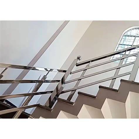 Silver Stairs Stainless Steel Staircase Railing At Rs Sq Ft In