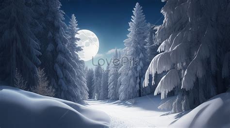 Snowy Winter Landscape Picture And HD Photos | Free Download On Lovepik