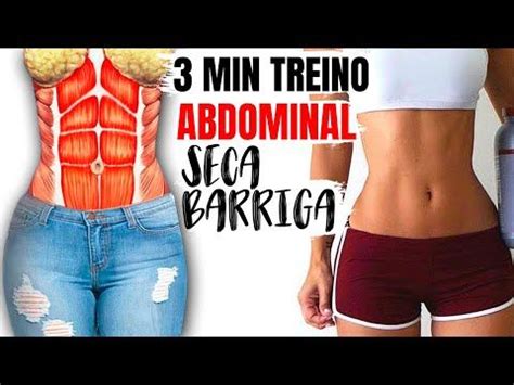 3 MIN DE TREINO ABDOMINAL DESAFIO 6 Exercícios Abdominais Em Casa