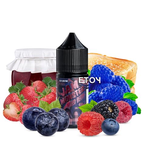 Jam Monster Salt Mixed Berry 30ml Tinh Dầu Vape Pod Chính Hãng