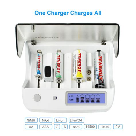 Tenergy Centura Rechargeable C Batteries And TN299 Universal Battery