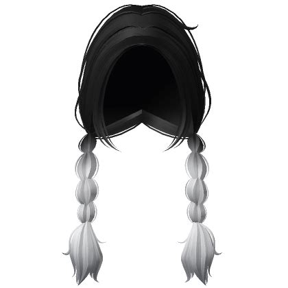 Messy Long Wispy Wilderness Braids Black White S Code Price RblxTrade