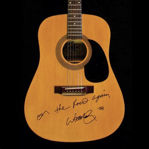 Willie Nelson // Signed Acoustic (Unframed) - Piece Of The Past - Touch