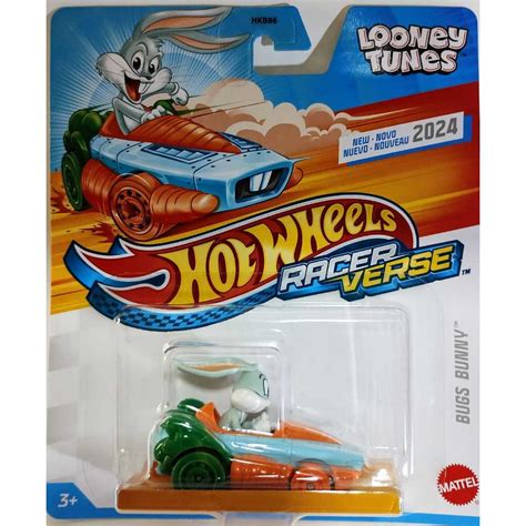 Hot Wheels RACER VERSE LOONEY TUNES BUGS BUNNY PERNALONGA NEW 2024 Mattel 1 64 Shopee Brasil