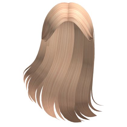 Straight Blonde Hair Wind Swept Roblox