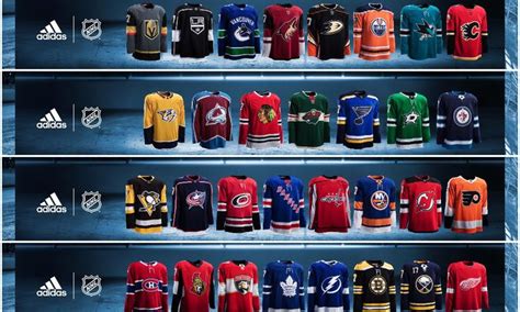 New NHL Jerseys for Each Team (Adidas)