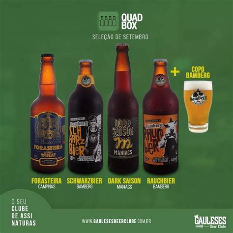 Quad Box De Setembro Essa Seleção Contém Quatro Cervejas Especiais De