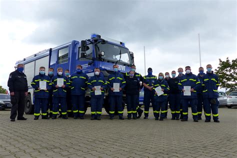 Das THW begrüßt 7 neue Einsatzkräfte für den Kreis Coesfeld THW OV