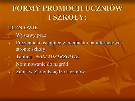 PPT SZKOLNY PROGRAM PRACY Z UCZNIEM ZDOLNYM PowerPoint Presentation