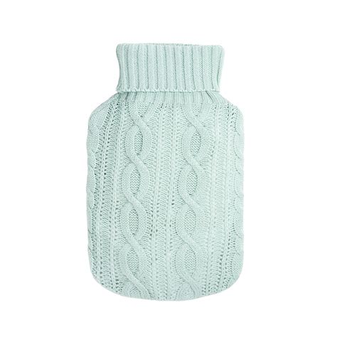 Body Beauty Hush Cable Knit Hot Water Bottle Cover L