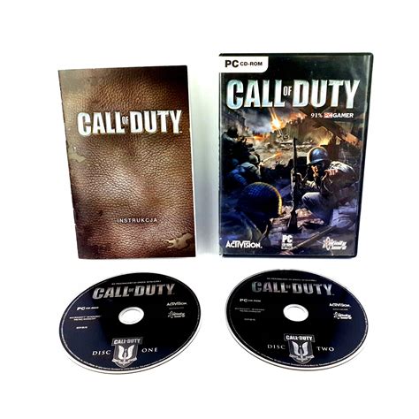 CALL OF DUTY 1 I PIERWSZA CZĘŚĆ COD PC WYDANIE PL - Stan: używany 197 ...