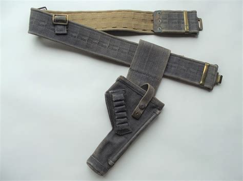 WW2 37 PTN WEBBING TANKERS HOLSTER 1940 BELT M W S LTD 1941 DBG