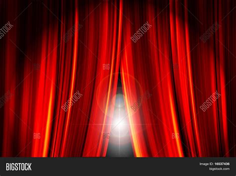 Theatre Stage Red Image And Photo Free Trial Bigstock