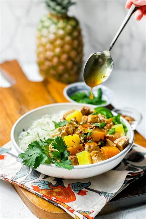 Crockpot Hawaiian Pineapple Pork 3 Ingredients 5 Minutes Prep 31 Daily