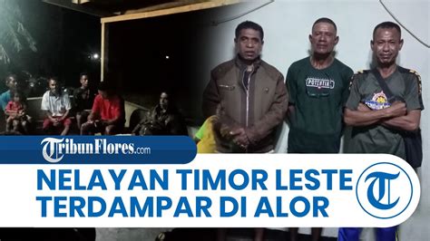 Angin Kencang Nelayan Asal Distrik Liquica Timor Leste Terdampar Di