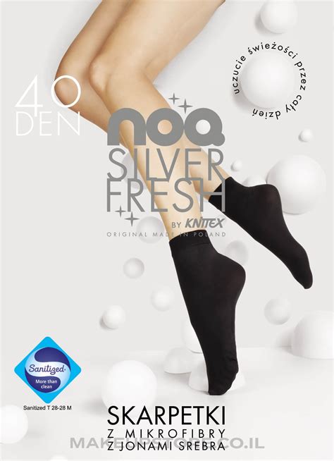 Makeupstore co il Knittex Silver Fresh 40 Den nero גרבי נשים עם