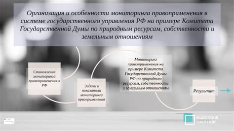 Организация и особенности мониторинга правоприменения в системе ...